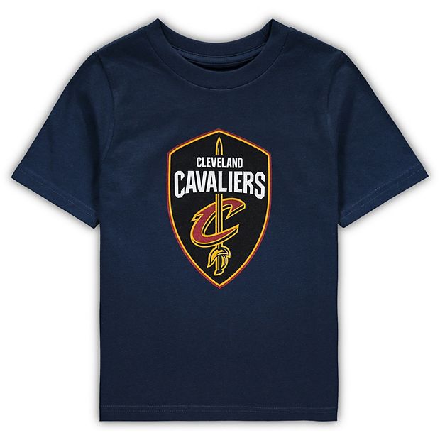 Cleveland Cavaliers White Primary Logo Short Sleeve T-Shirt