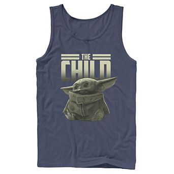 Men's Star Wars The Mandalorian The Child Portrait Tank Top