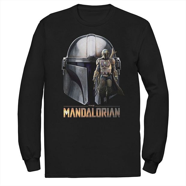 Star Wars The Mandalorian Helmet Reflection T-Shirt - Official Licensed Mens/Unisex Tee