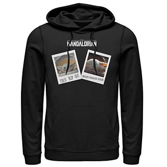 Men's Star Wars The Mandalorian The Child Photo Memories Hoodie