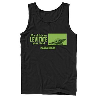 Men's Star Wars The Mandalorian My Child Can Levitate Your Child Tank Top