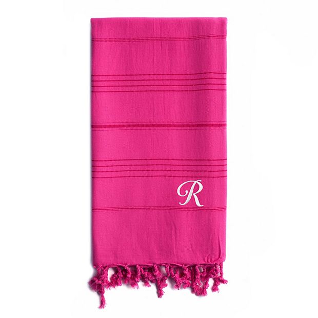 Monogrammed Turkish Hand Towels, Pestemal