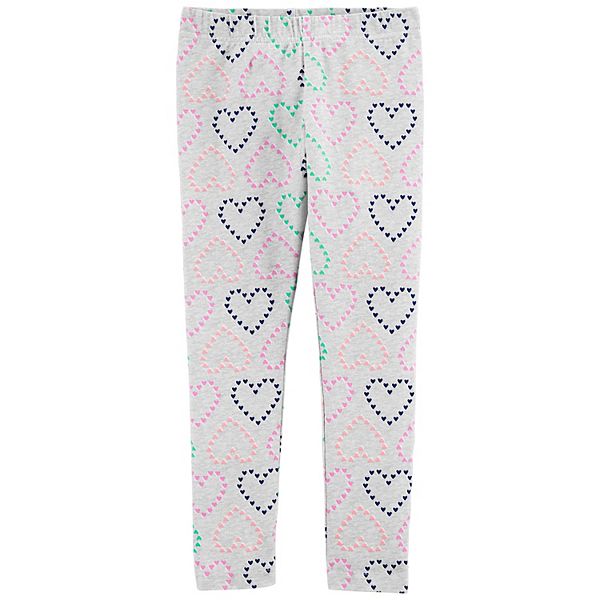 Girls 4-12 Carter's Heart Leggings