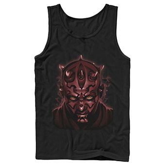 Men's Star Wars Darth Maul Dark Glare Portrait Tank Top