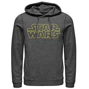 Men's Star Wars Simple Logo Outline Hoodie