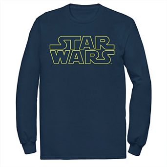 Men's Star Wars Simple Logo Outline Tee