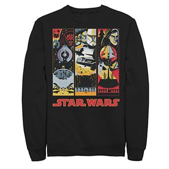 Men's Star Wars Maul Trooper Anakin Retro Panels Sweatshirt