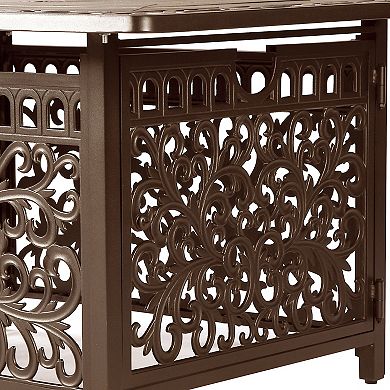 Rectangular Outdoor Propane Fire Table