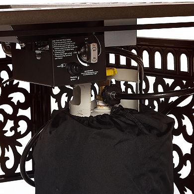 Rectangular Outdoor Propane Fire Table