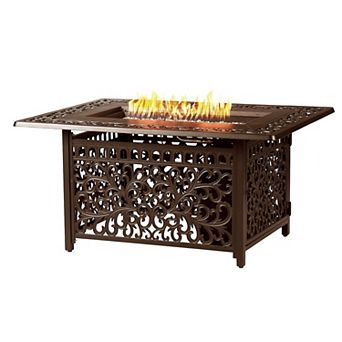 Rectangular Outdoor Propane Fire Table