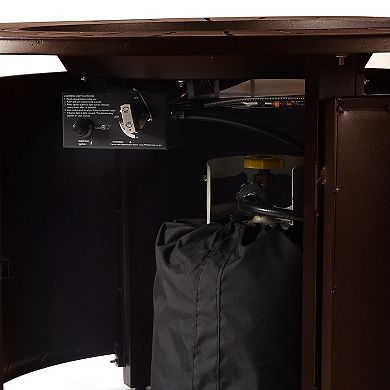 Outdoor Round Propane Fire Table