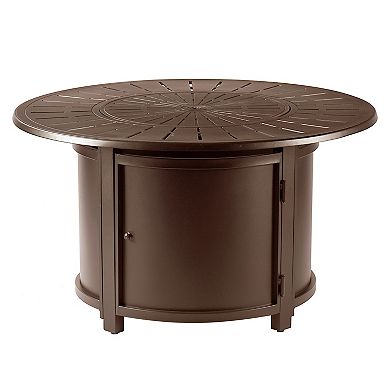 Outdoor Round Propane Fire Table
