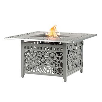 Square Outdoor Propane Fire Table