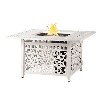 Square Outdoor Propane Fire Table