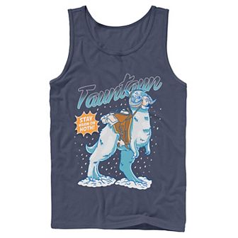 Men's Star Wars Tauntaun Stay Warm On Hoth Comic Portrait Tank Top