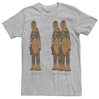 Men's Star Wars Chewie & Extra Chewie Tee