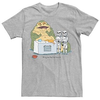 Men's Star Wars Jabba The Hutt Taco Tuesday Bring Me The Hot Sauce Tee