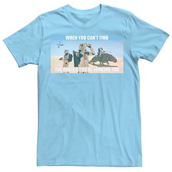 Men's Star Wars When You Can't Find The Droids You're Looking For Tee