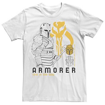 Men's Star Wars The Mandalorian Din Djarin Portrait Tee