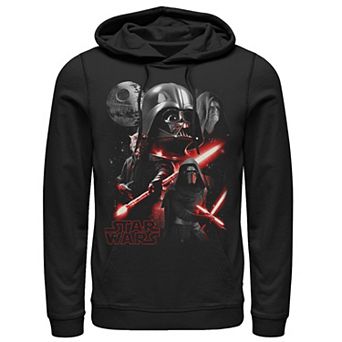Men's Star Wars Rebellion And Imperial Split Collage Movie Poster Hoodie