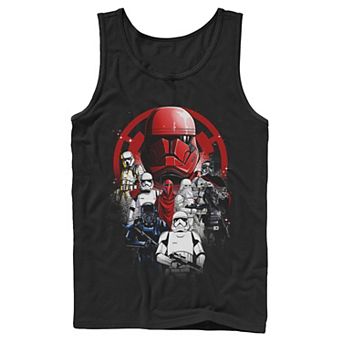 Men's Star Wars Storm Trooper Group Shot Splatter Poster Tank Top