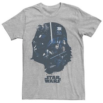 Men's Star Wars Storm Trooper Group Shot Splatter Poster Tee