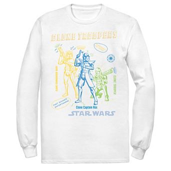 Men's Star Wars: Clone Wars Clone Troopers Doodles Tee