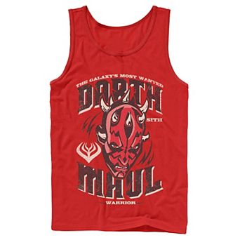 Men's Star Wars Darth Maul The Galaxy's Most Wanted Head Shot Tank Top