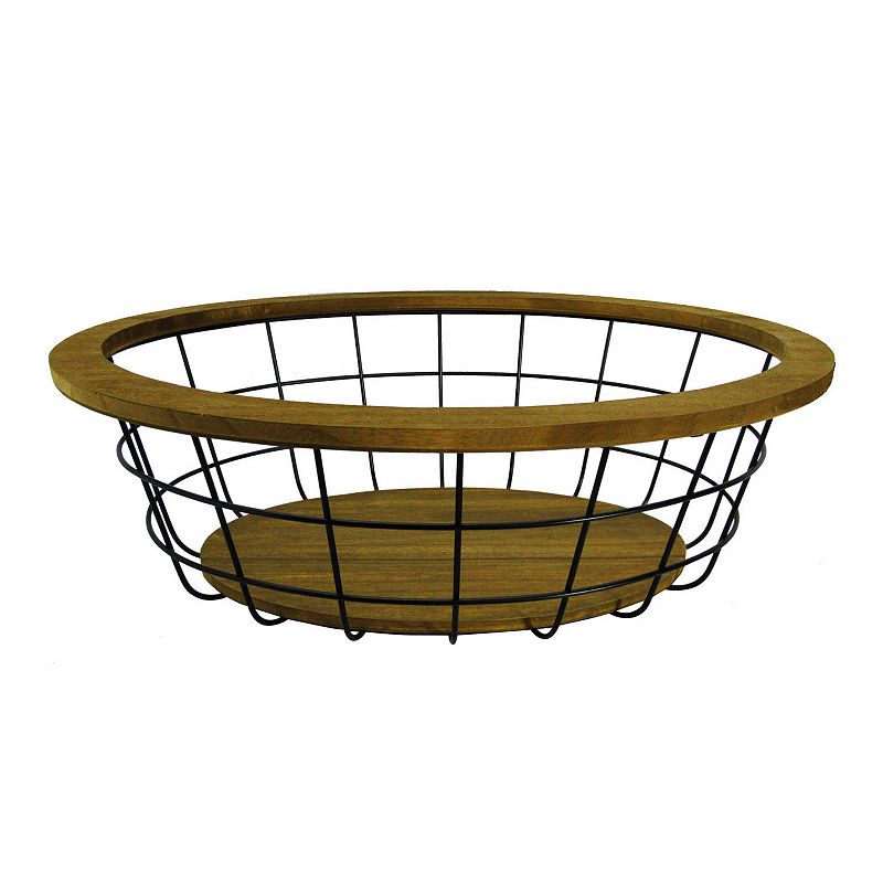 Sonoma Goods For Life Decorative Basket Table Decor, White
