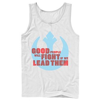 Men's Star Wars: The Rise Of Skywalker Good People Fight Rebel Tank Top