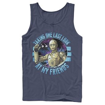 Men's Star Wars: The Rise Of Skywalker C-3PO Taking One Last Look Tank Top