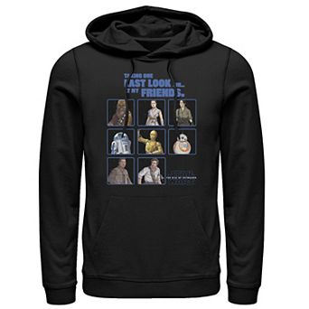 Men's Star Wars: The Rise Of Skywalker One Last Look Group Panels Hoodie