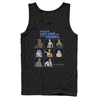 Men's Star Wars: The Rise Of Skywalker One Last Look Group Panels Tank Top