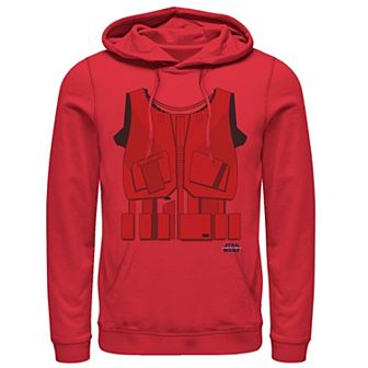Men's Star Wars The Rise Of Skywalker Halloween Red Sith Costume Hoodie