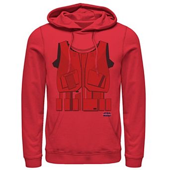 Men's Star Wars The Rise Of Skywalker Halloween Red Sith Costume Hoodie