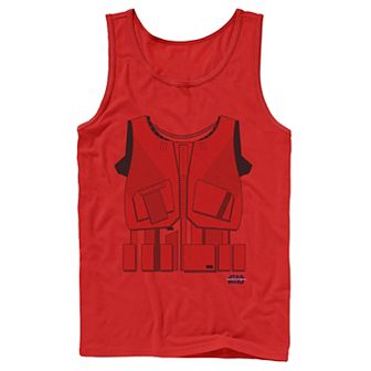 Men's Star Wars The Rise Of Skywalker Halloween Red Sith Costume Tank Top