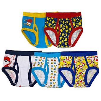 Boys 4-8 Pokemon 5-Pack Briefs Underwear