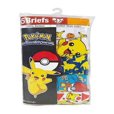 Boys 4-8 Pokemon 5-Pack Briefs Underwear