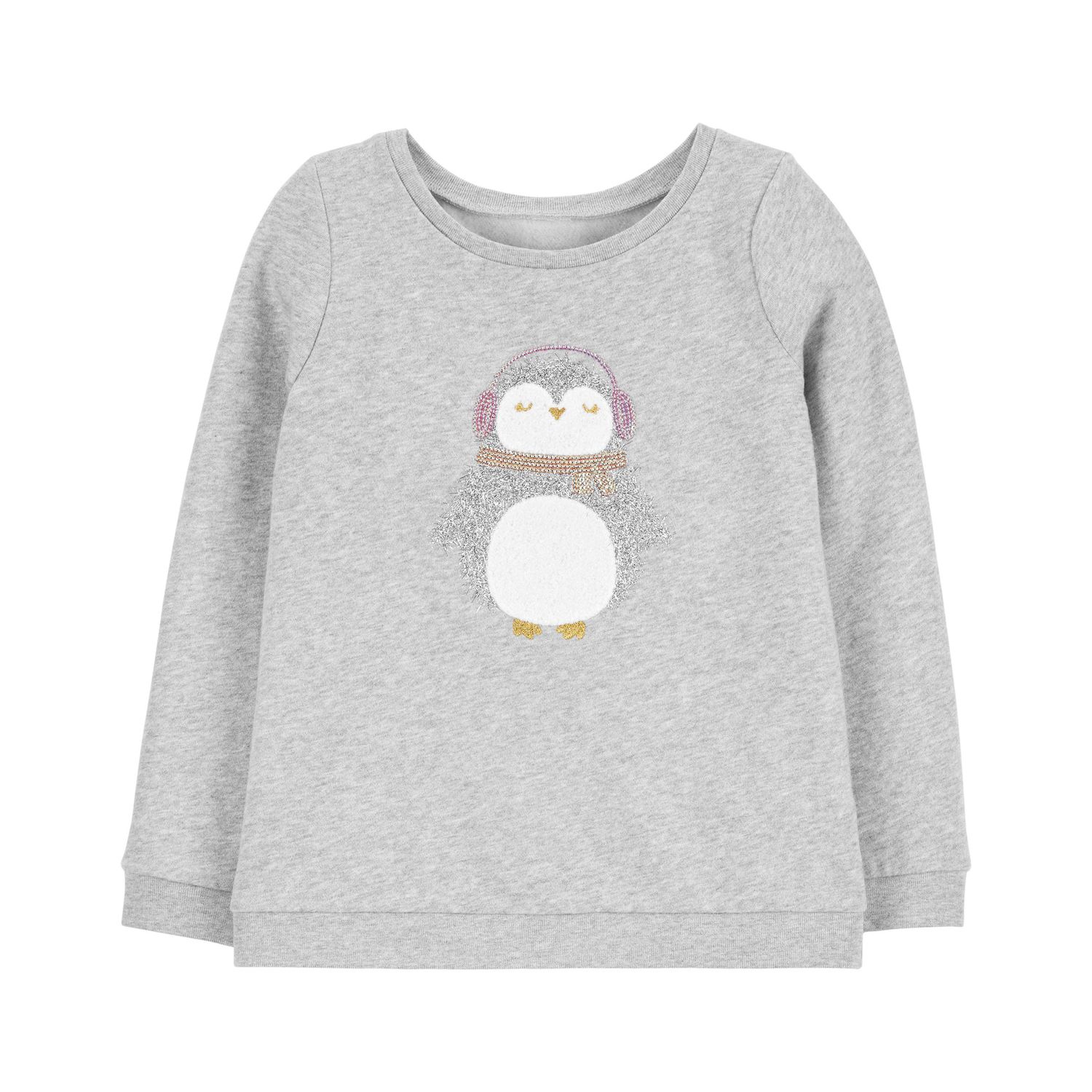 girls penguin sweater