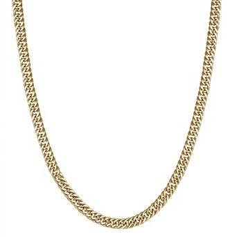 Men's Giorgio di Vicenza 14k Gold Over Sterling Silver Miami Cuban Curb Chain
