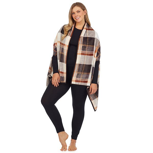 Cuddl Duds Women's Reversible Plush Wrap from $19.99 on Kohls.com