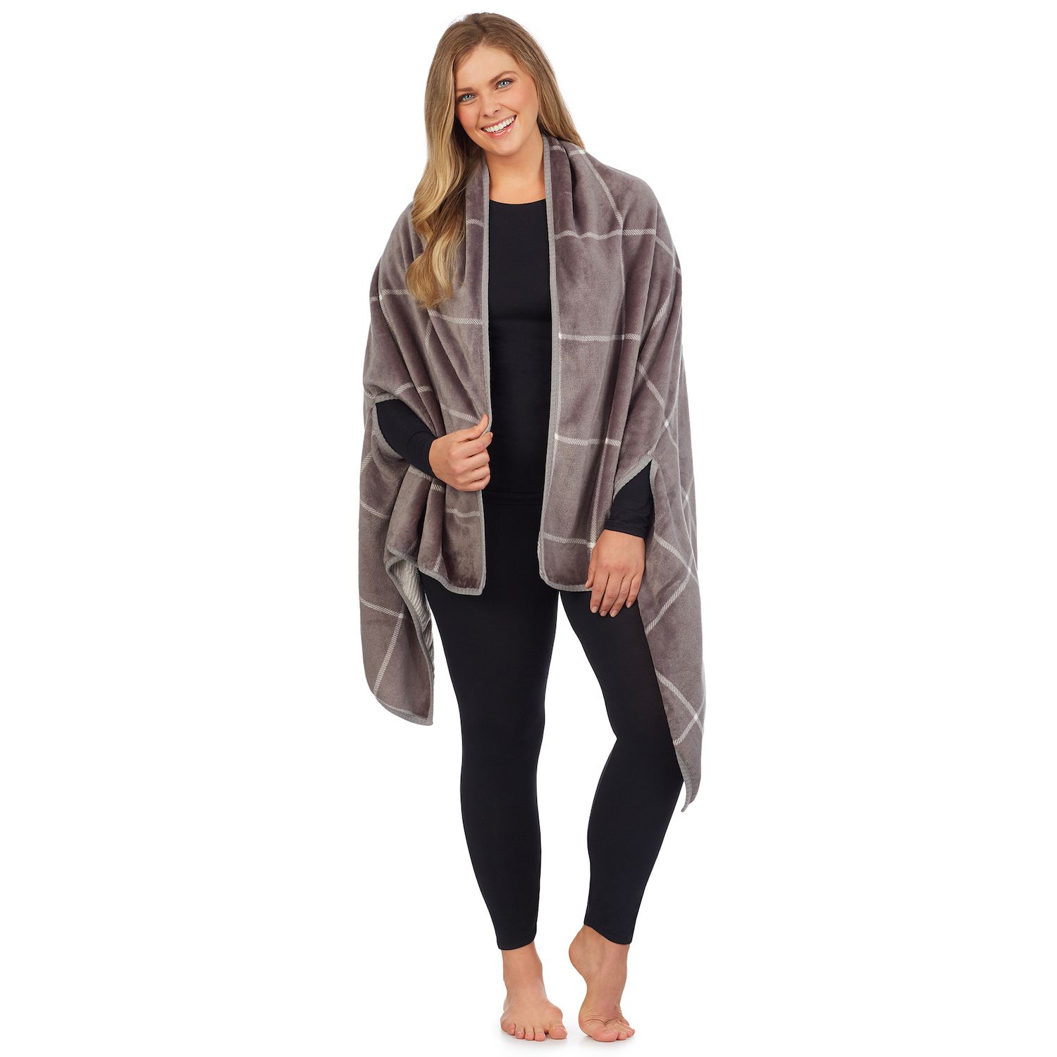 plus size cuddl duds blanket wrap