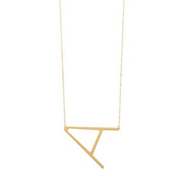 Karat Rush 14K Gold Initial Necklace