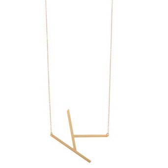 Karat Rush 14K Gold Initial Necklace