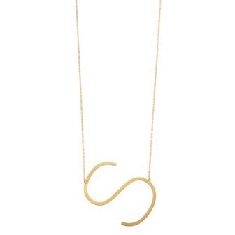 Karat Rush 14K Gold Initial Necklace