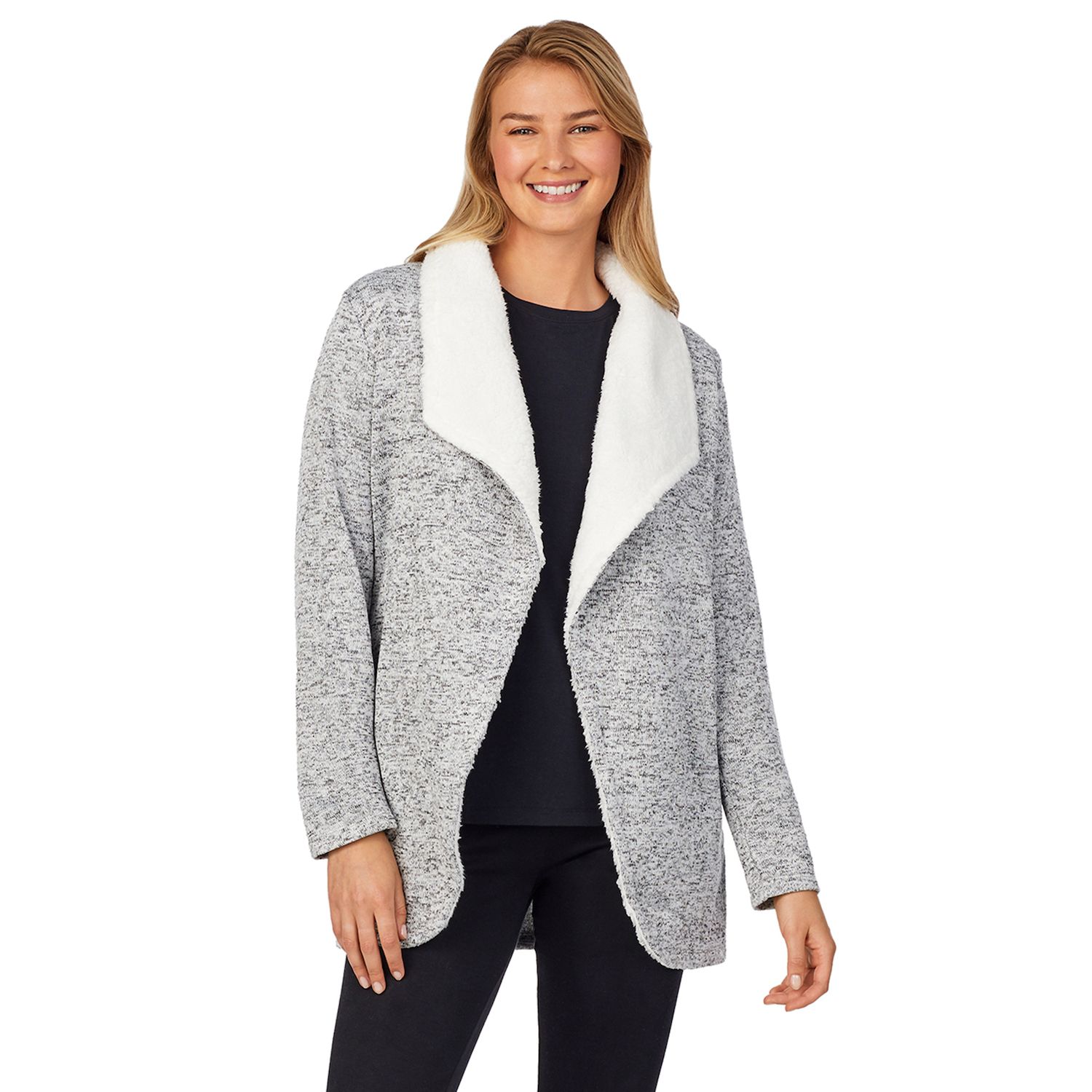 cuddl duds wrap cardigan