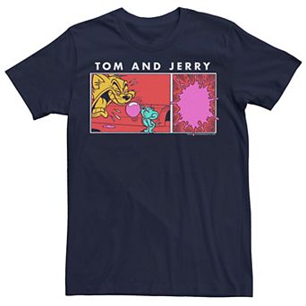 Men's Tom And Jerry Retro Comic Panels Tee
