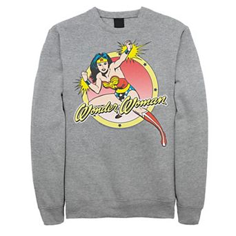 Men's DC Comics Wonder Woman Classic Circle Poster Fleece