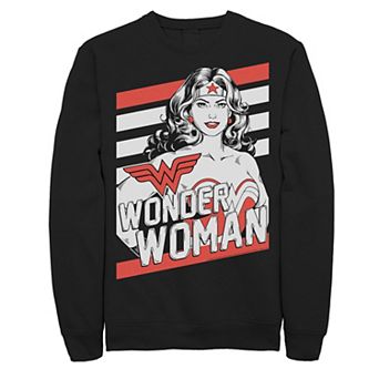 Men's DC Comics Wonder Woman Portrait Logo Sweatshirt