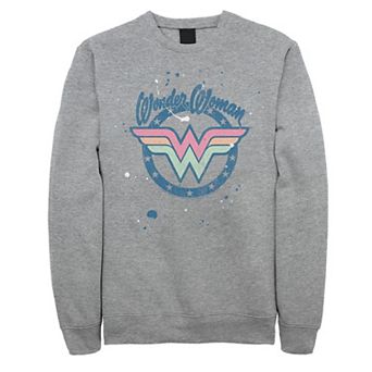 Men's Wonder Woman Retro Circle Logo Fleece